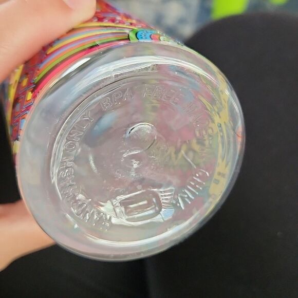 The sak water bottle tumbler cup screw top handle strap llama pattern - Picture 6 of 7